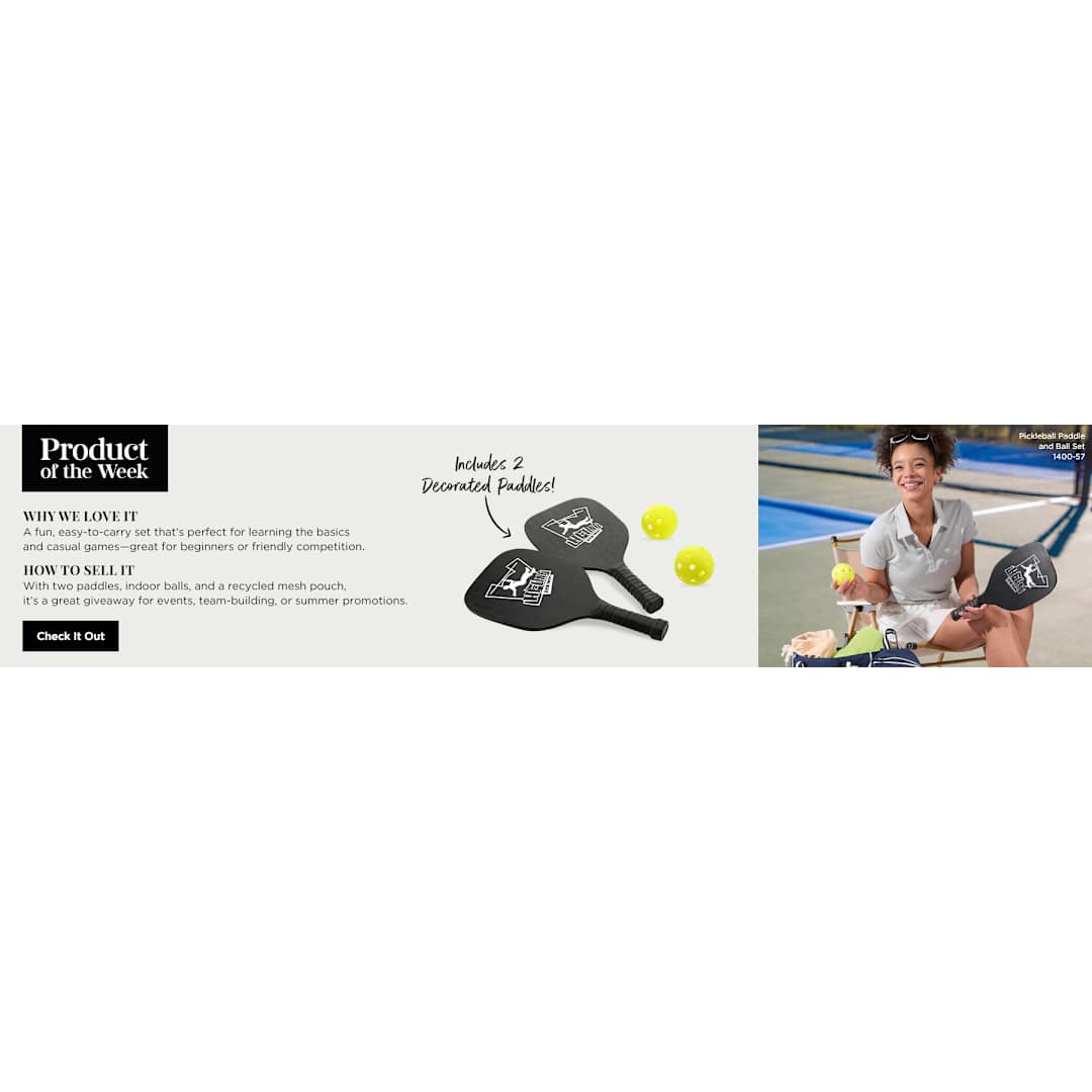 Pickleball Paddle and Ball Set